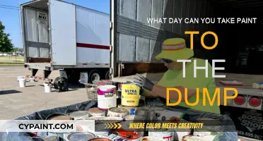 Best Day to Dump Paint: A Guide to Disposal