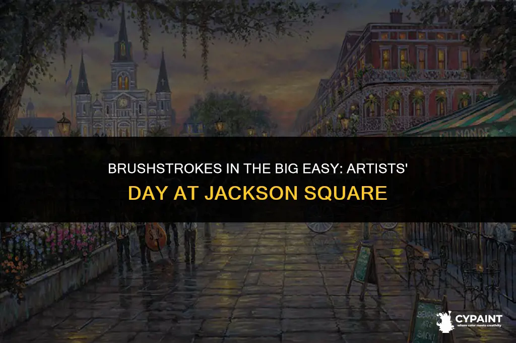 what day do artists paint at jackson square new orleans
