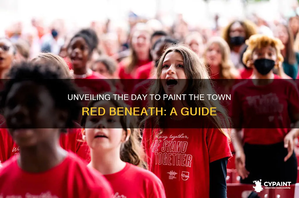 what day is paint the town red beneath
