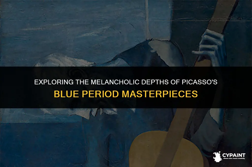 what describes characteristics of paintings from pablo