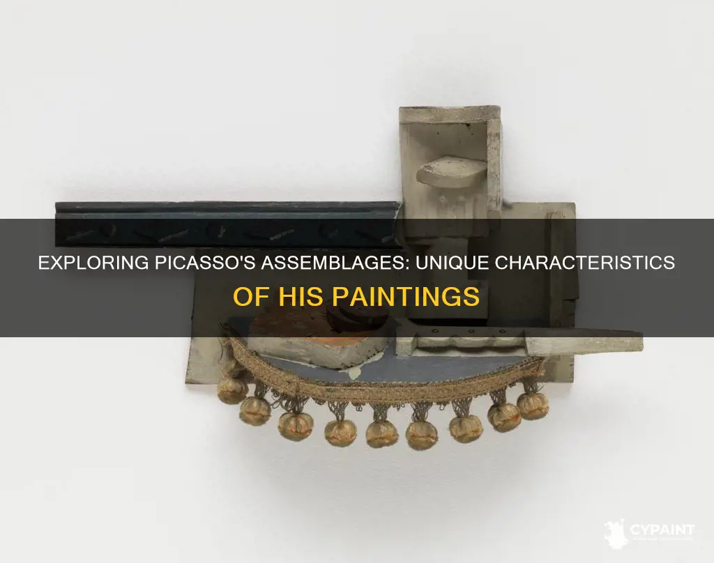 what describes characteristics of paintings from picasso