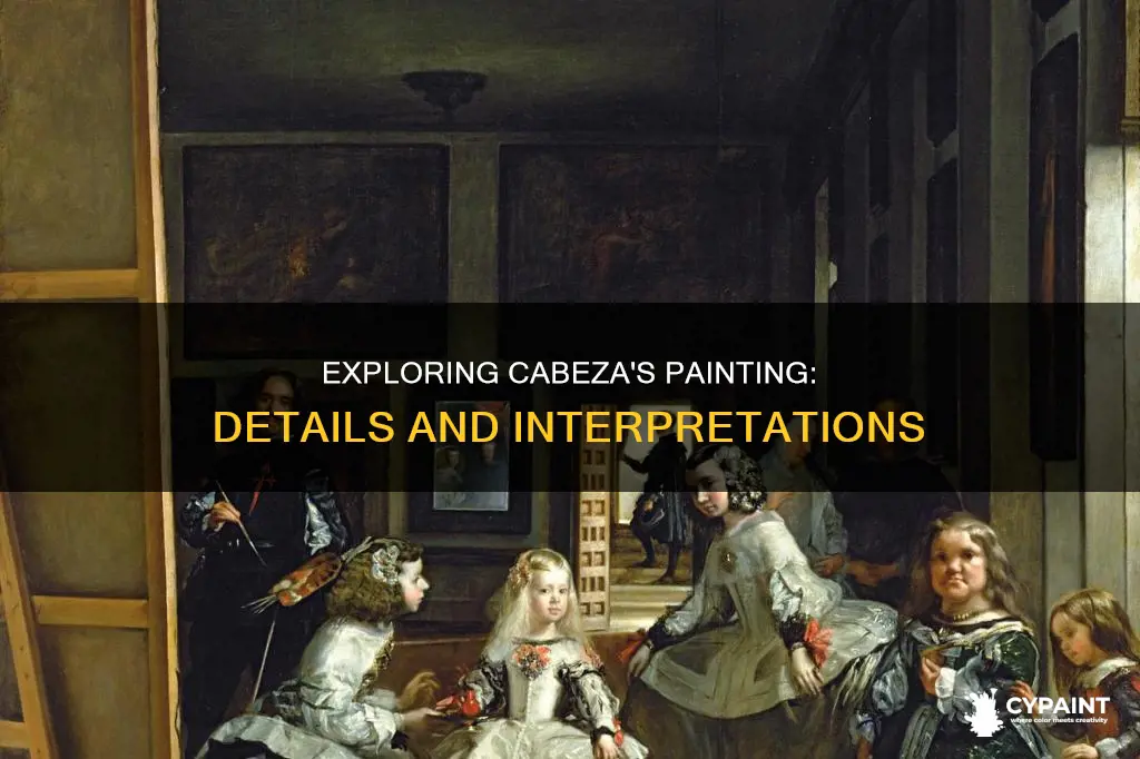 what details in the painting are supported by cabeza