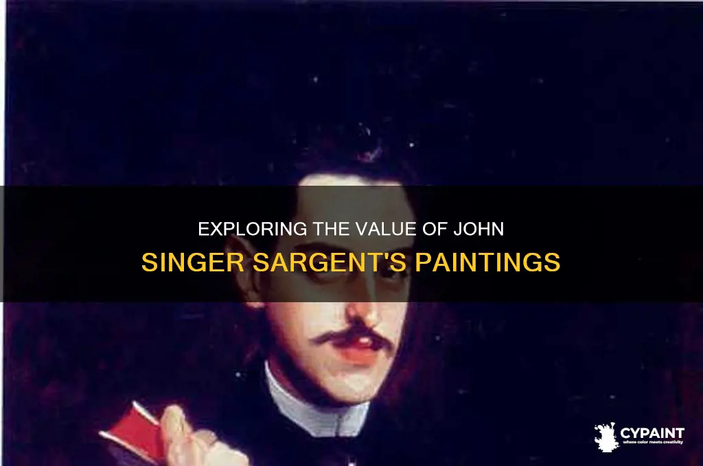 what did a john singer sargent painting cost