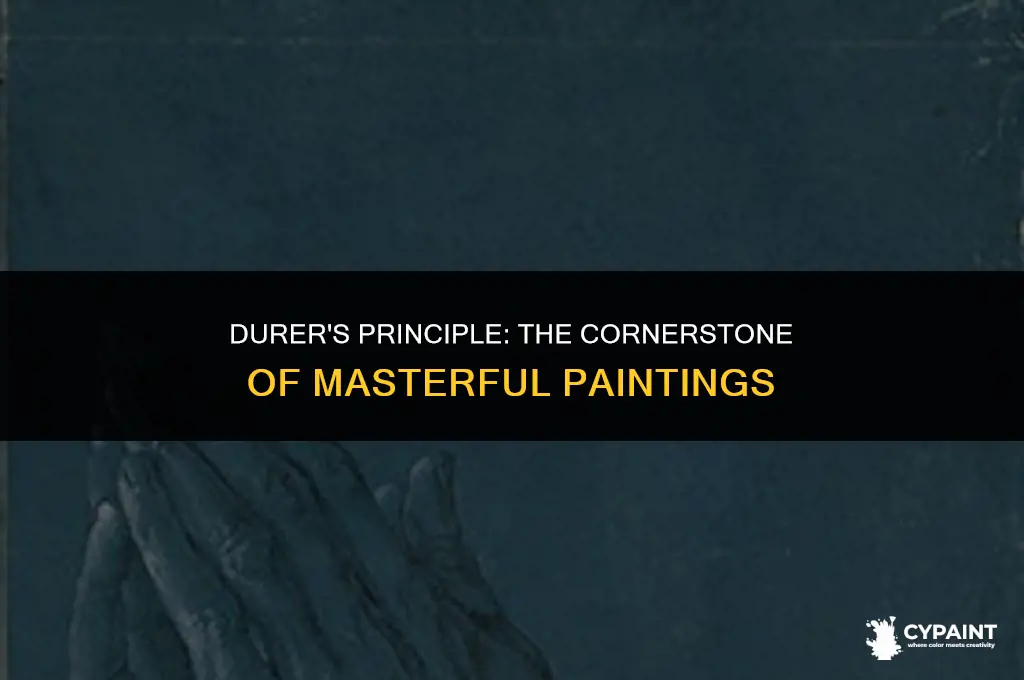 what did albrecht durer insist was foundational for all paintings
