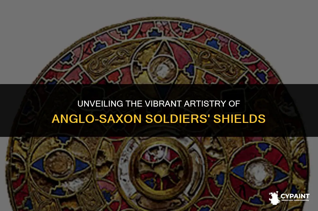 what did anglo saxon soldeirs paint on their shjiedlds redddit