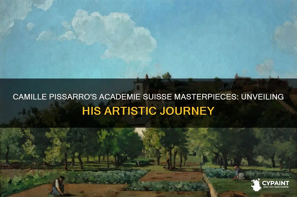 what did camille pissarro paint at academie suisse