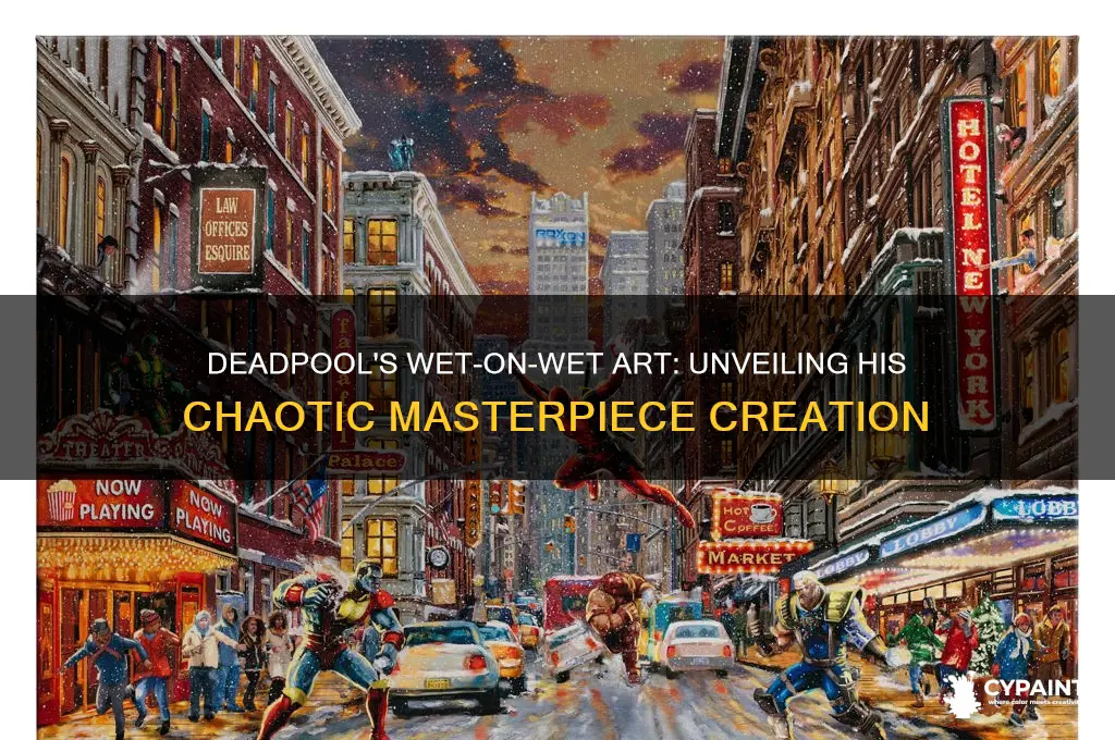 what did deadpool paint in wet on wet