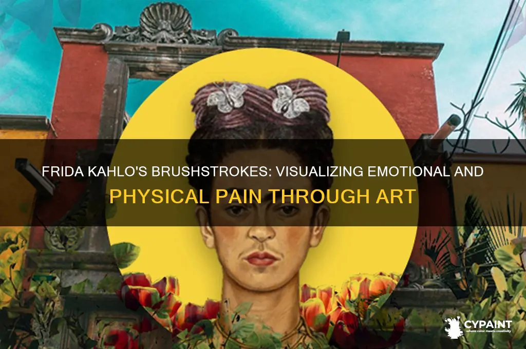 what did frida paint to show her pain
