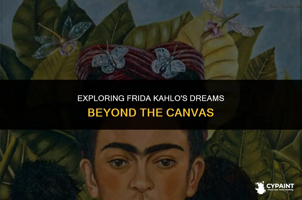 what did frida want to be instead of a painter