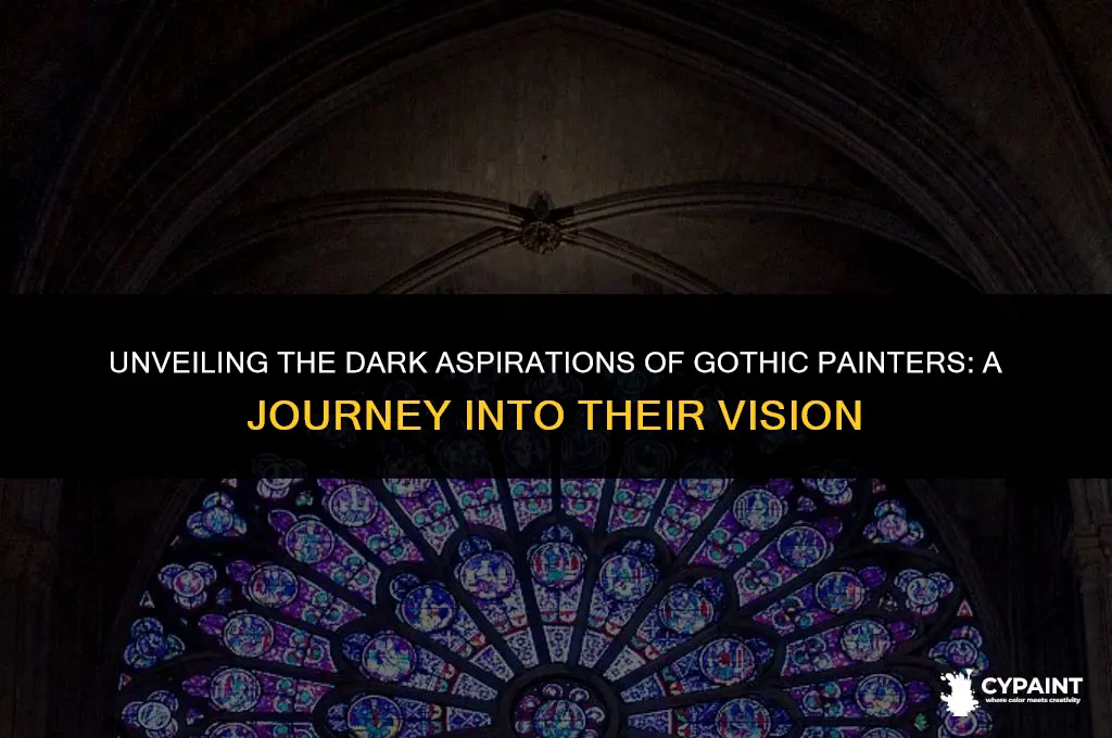 what did gothic artist hope to accomplish in their paintings