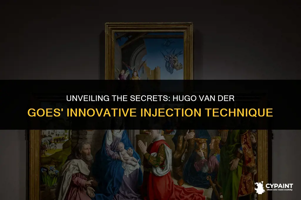 what did hugo van der goes inject into his paintings