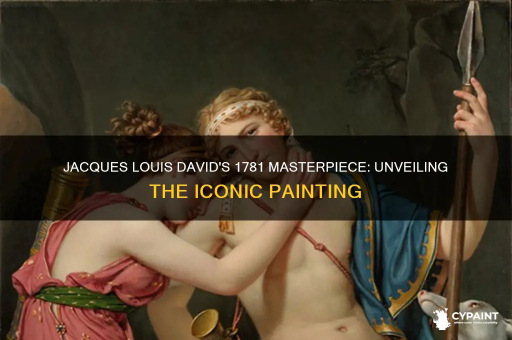 what did jacques louis david paint in 1781