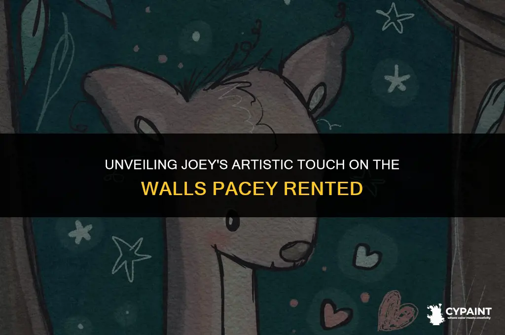 what did joey paint on the wasl pacey rented her