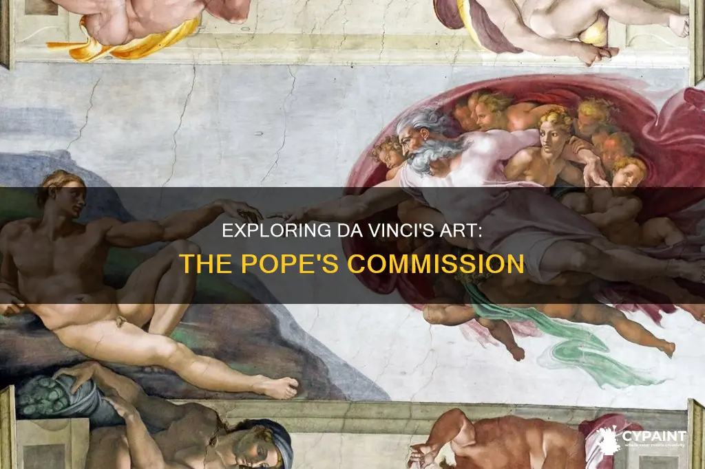 what did leonardo da vinci paint for the pope