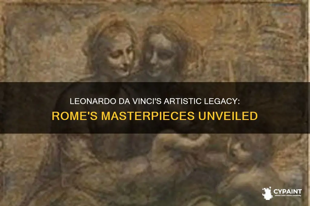 what did leonardo da vinci paint in rome