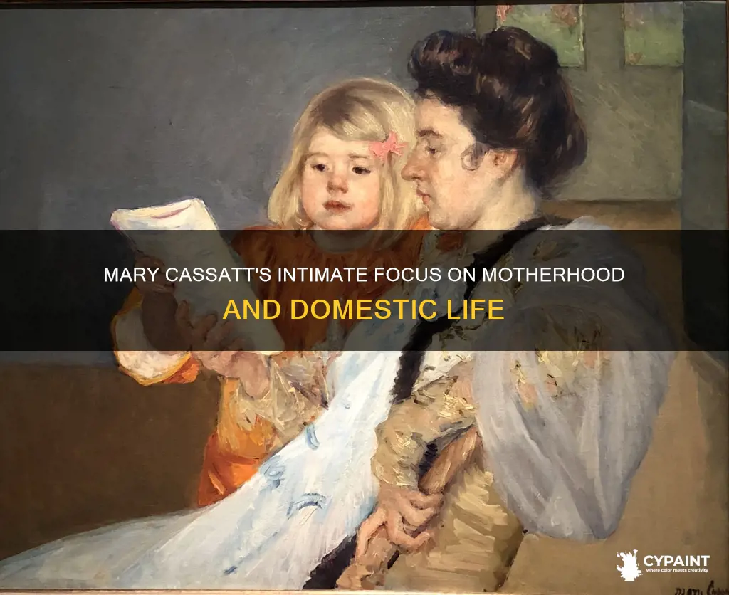 what did mary cassatt focus on in her paintings