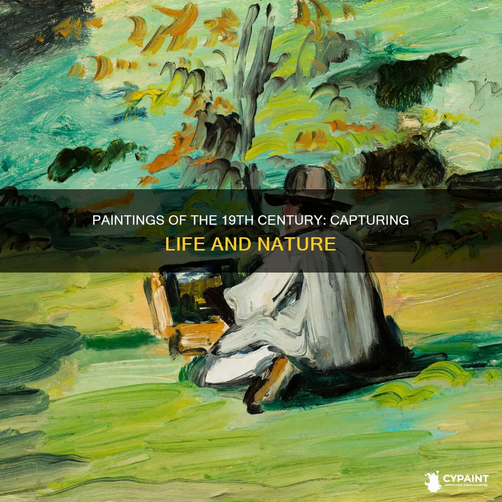 what did most people paint in the nineteenth century