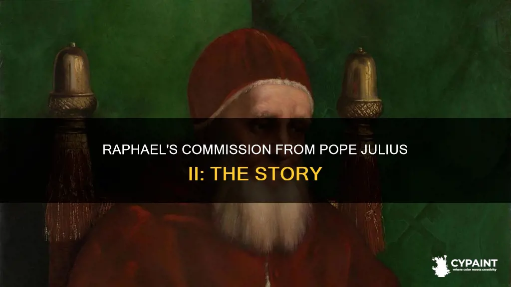 what did pope julius ii ask raphael to paint