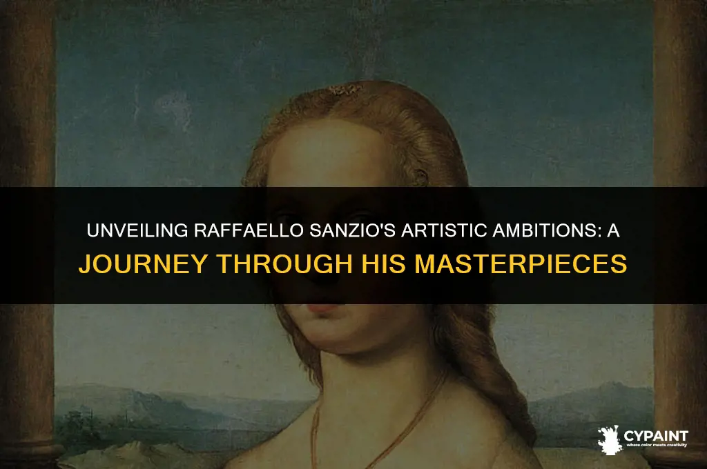 what did raffaello sanzio want to accomplish with his paintings