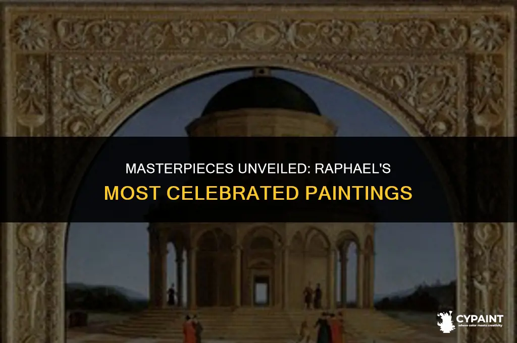 what did raphael paintings that he is most famous for