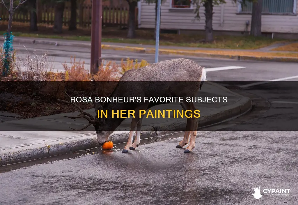 what did rosa bonheur often depict in her paintings