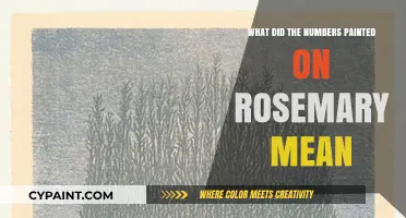 Unraveling the Mystery: Rosemary's Painted Numbers Explained