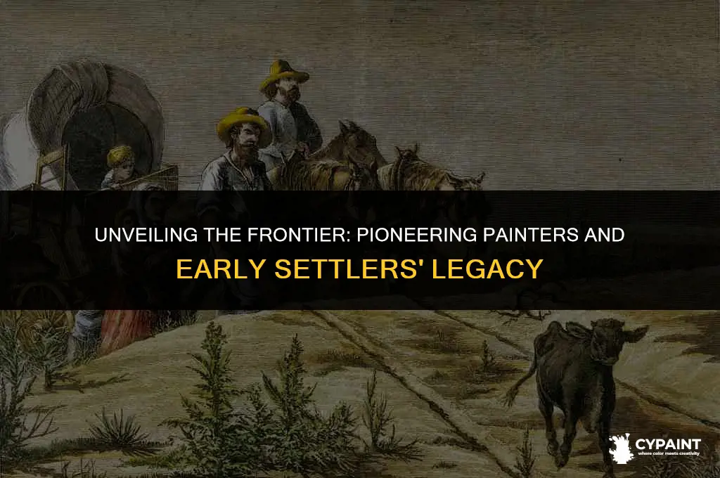 what did the painting pioneer days and early settlers meaning