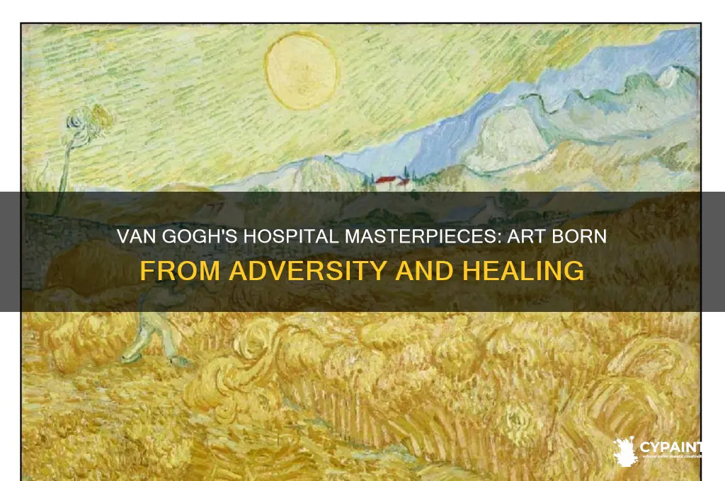 what did van gogh painted in the hospital