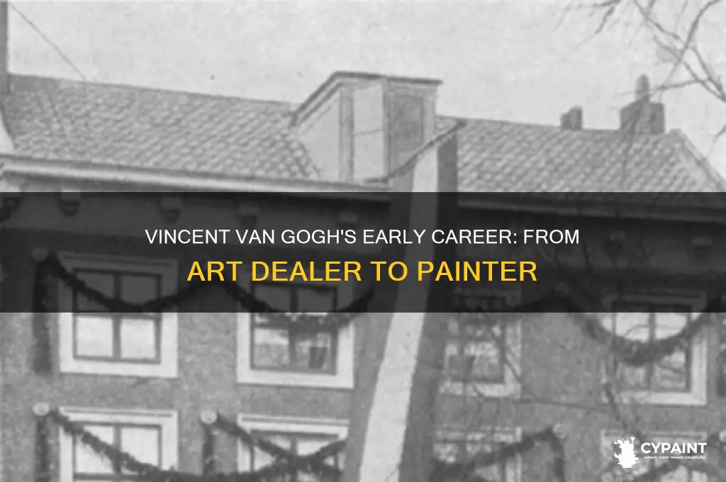 what did vincent van gogh do before painting