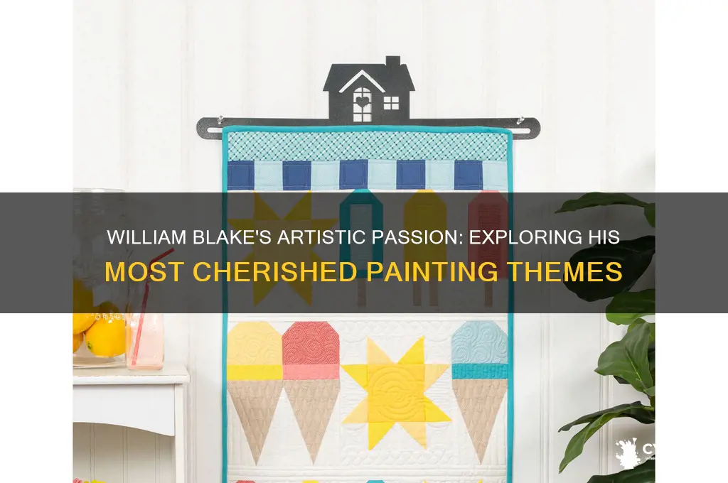 what did william blake enjoy painting the most