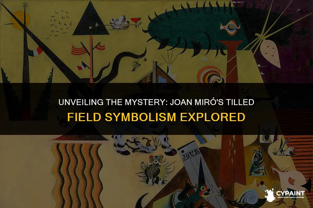 what dies the tilled field in joan miro