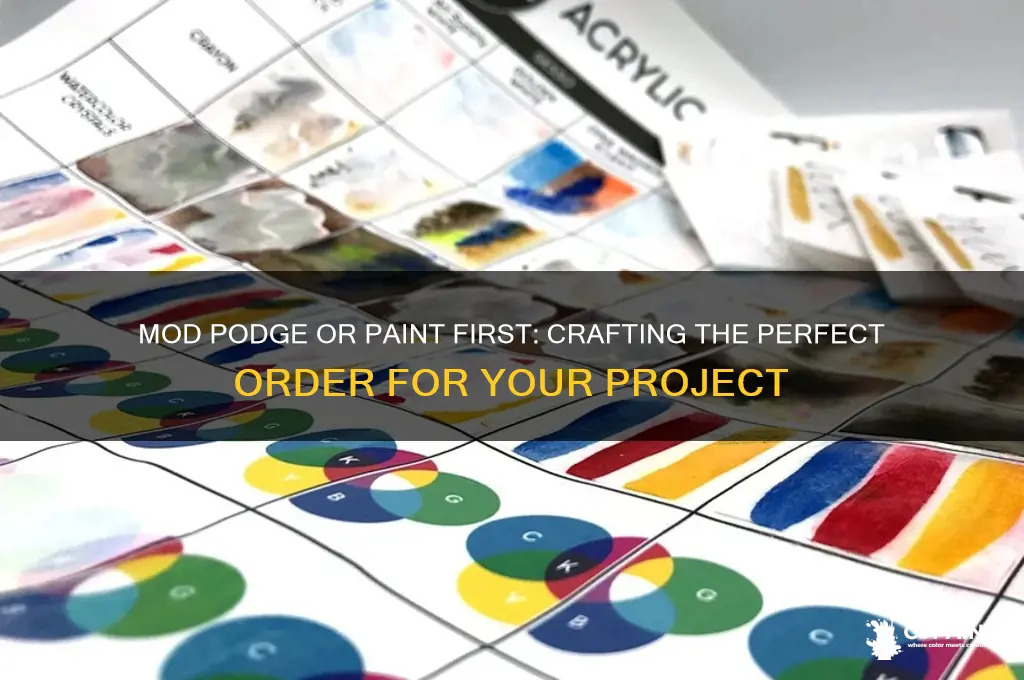 Mod Podge Or Paint First Crafting The Perfect Order For