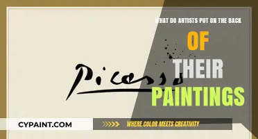 Unveiling the Hidden Side: What Artists Inscribe on Their Canvases' Reverse