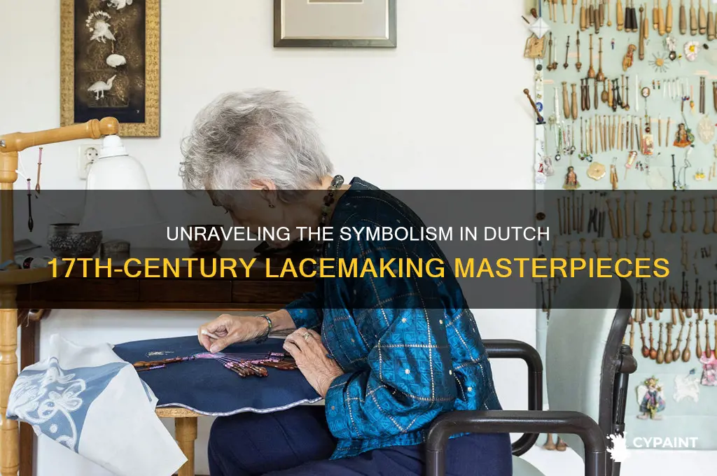 what do dutch 17th century lacemaking paintings mean