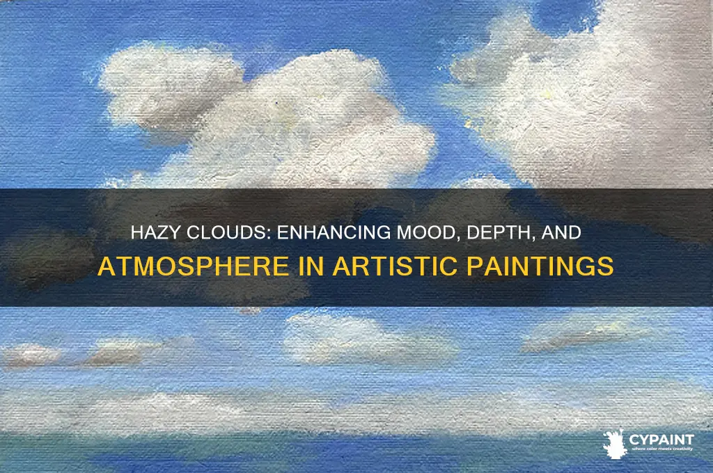 what do haxy cloyds add to a painting