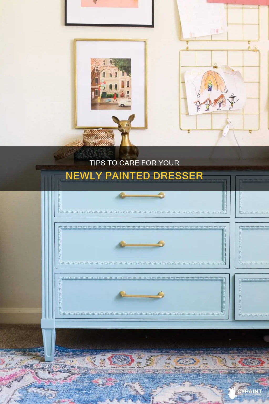 what do i do after i paint a dresser