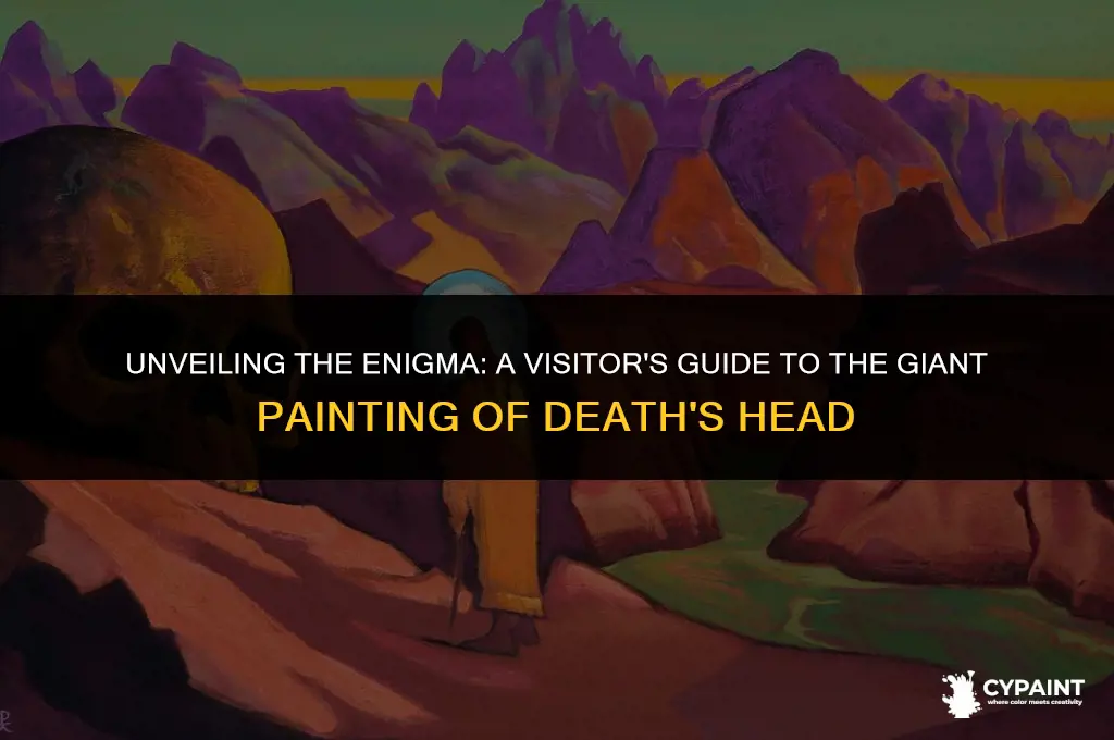what do i do at the giant painting of deathshead