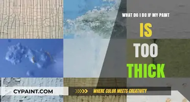 Troubleshooting Thick Paint: Tips for Achieving the Perfect Consistency