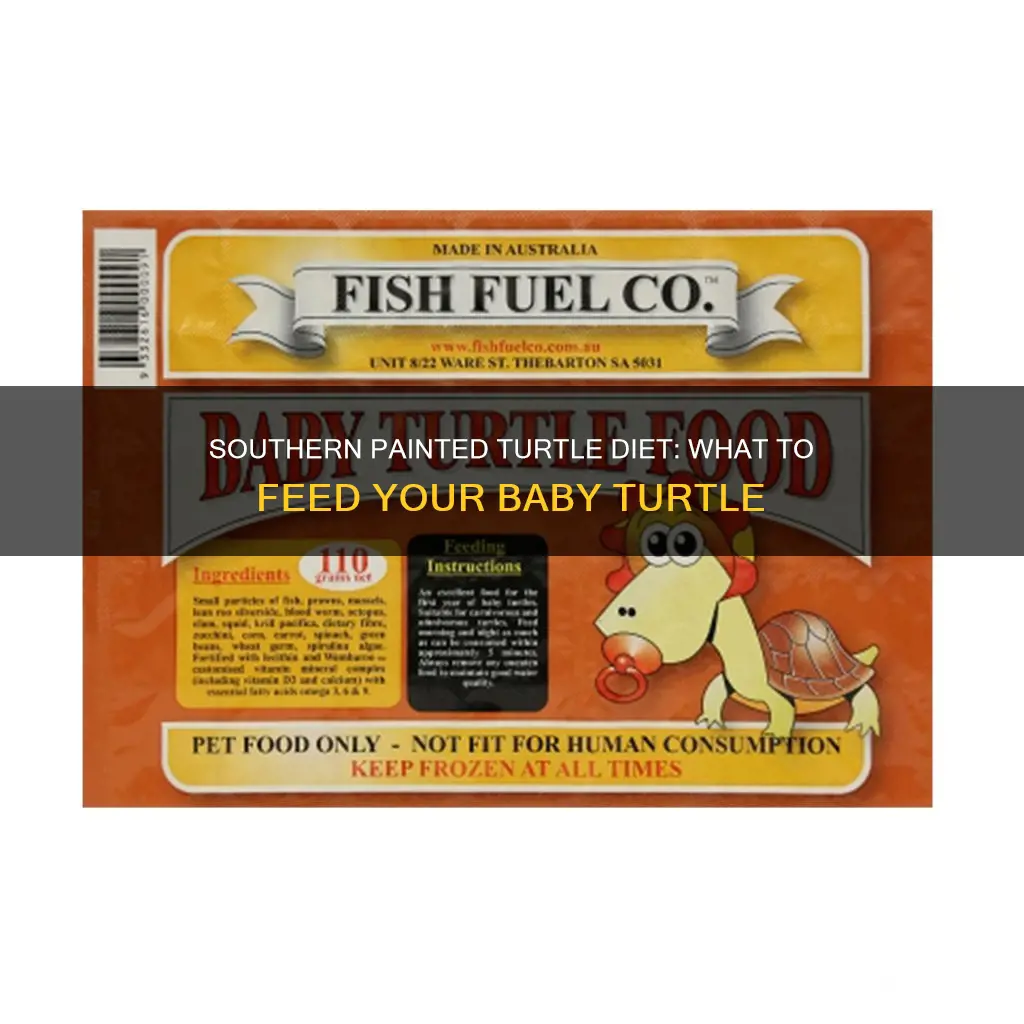 what do i feed my baby southern painted turtle