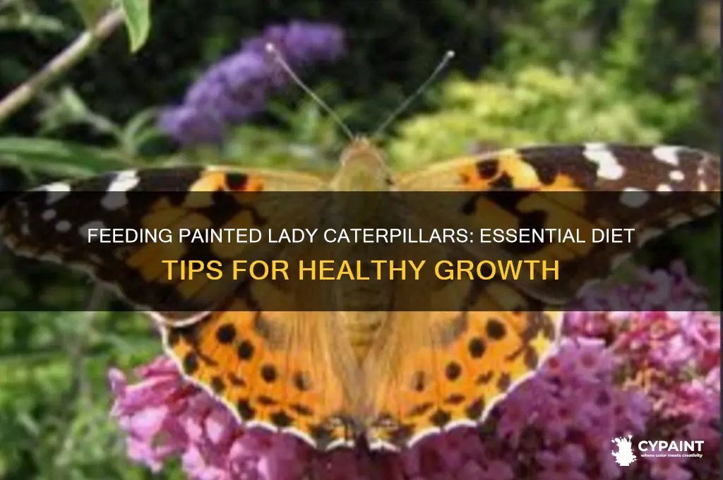 what do i feed my painted lady caterpillars
