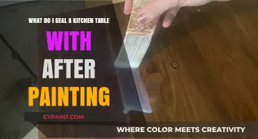 Protect Your Painted Kitchen Table: A Guide to Sealants and Finishes