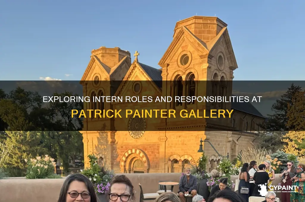 what do interns do at patrick painter gallery