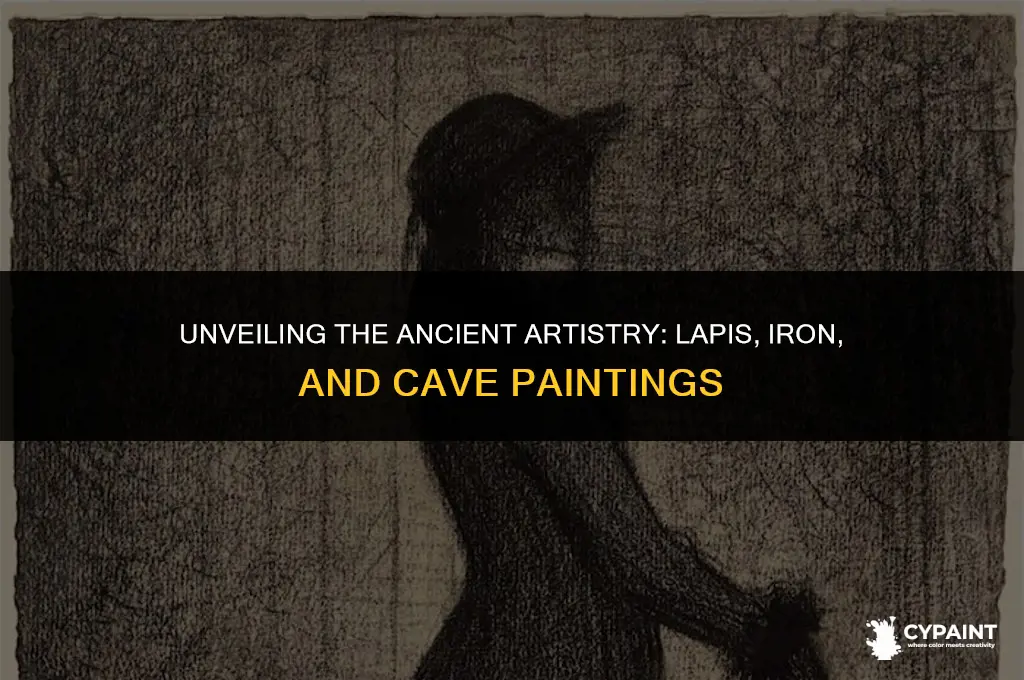 what do lapis iron paintings and caves have in common
