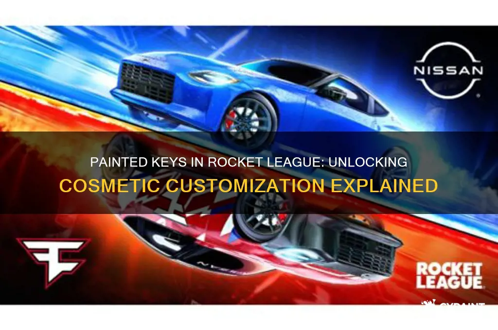 what do painted keys do in rocket league