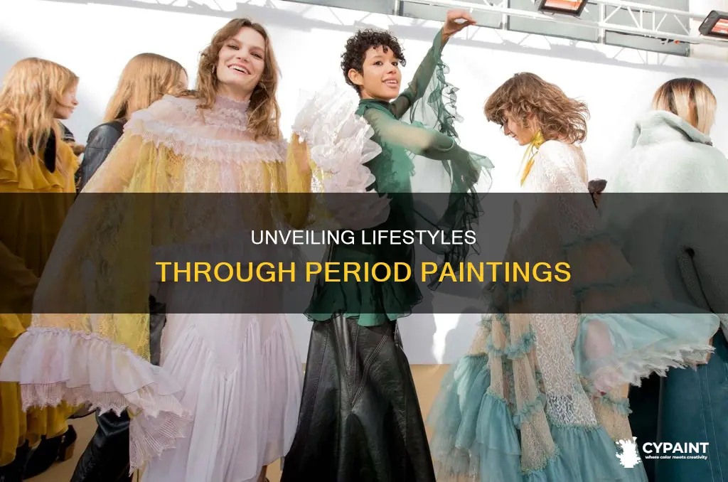 what do period paintings tell us about their lifestyle