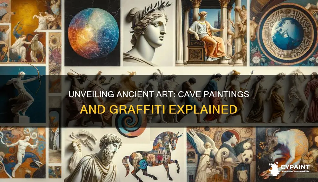 what do prehistoric cave paintings and ancient graffiti represent