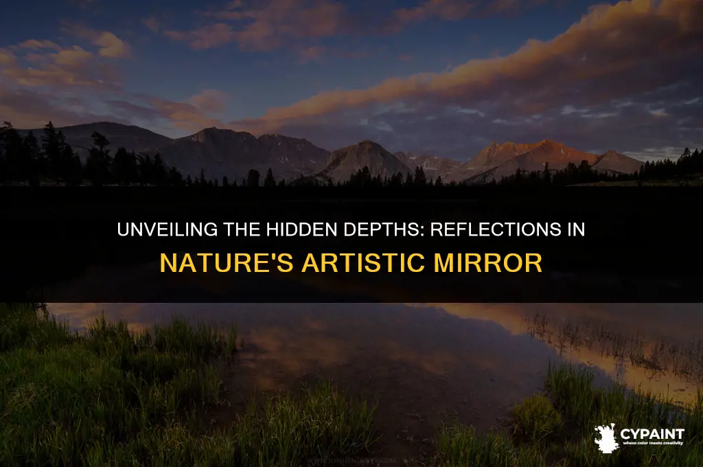 what do reflections in natural scences in paintings usually mean