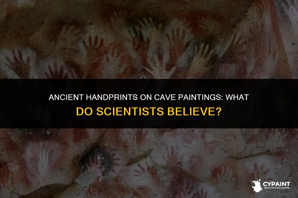 what do scientists believe about handprints found on caves paintings