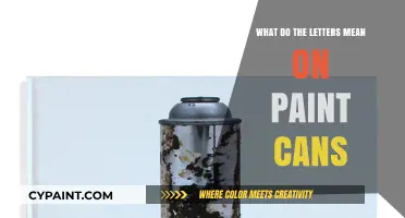 Decoding Paint Can Labels: Understanding the Letters and Their Meanings