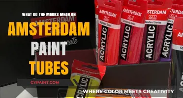 Amsterdam Paint Tubes: Understanding the Marks and Their Meanings
